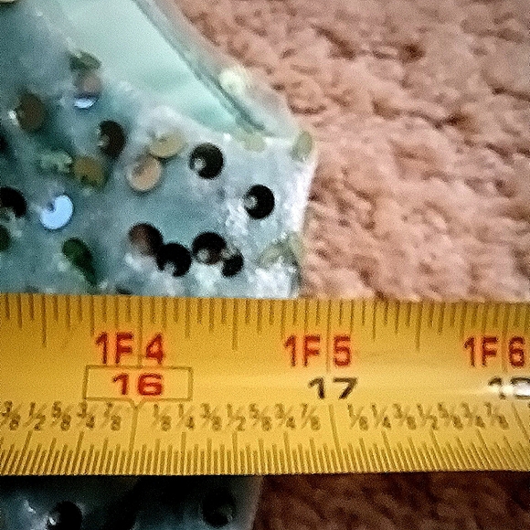 BEAUTIFUL Mint Geeen Aqua Sequence formal Dress size 12 - Picture 9 of 17